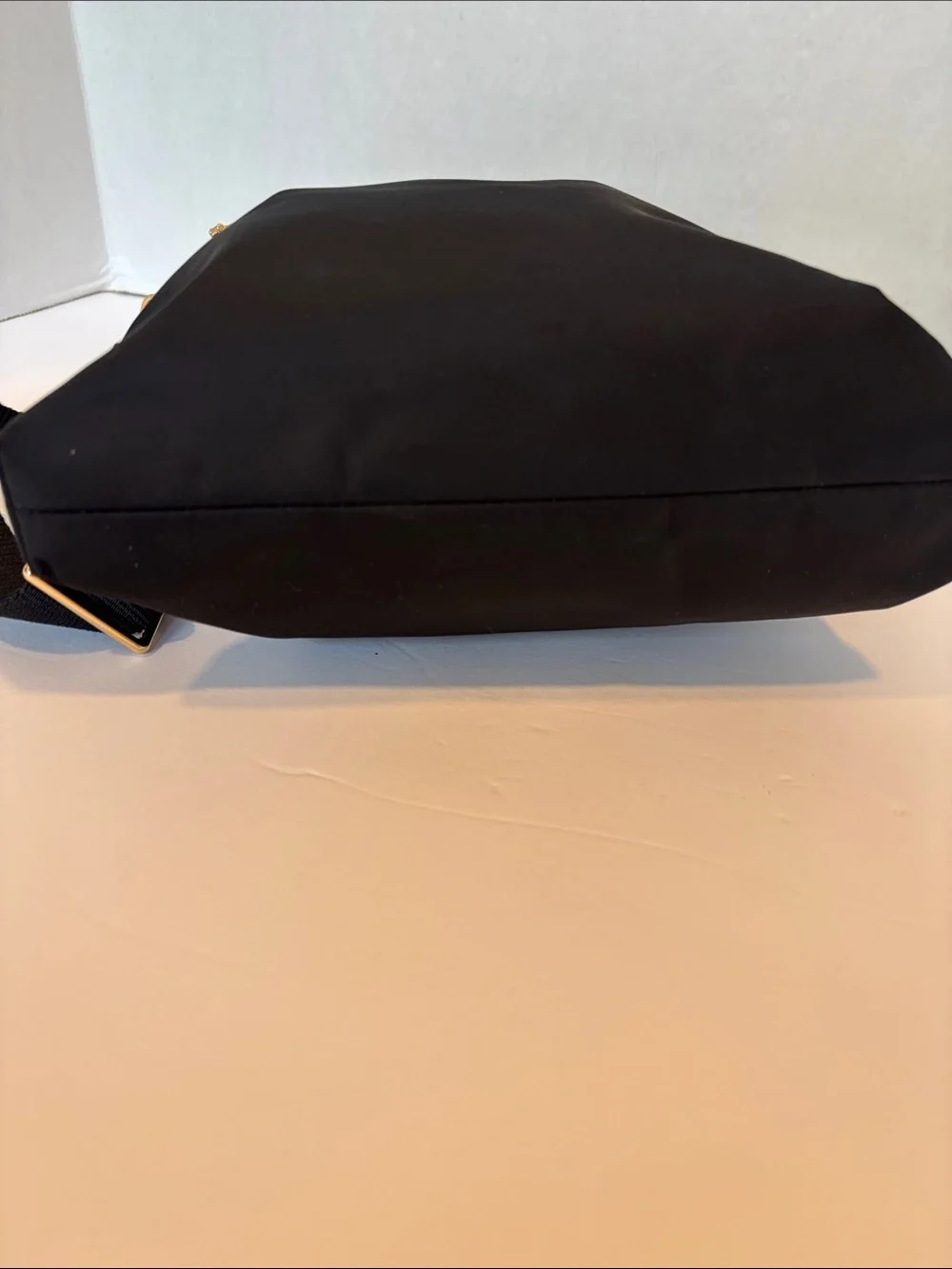 Tory Burch Black Tilda Swingback Nylon Crossbody with Gold Hardware